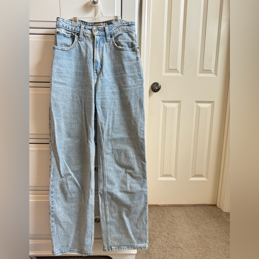 Abercrombie & Fitch 90s Relaxed Jeans High Rise Curvy